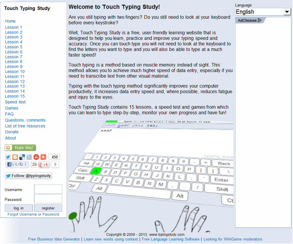Typingstudy Deutsch – 15 kostenlose Tipplektionen für die deutsche ...