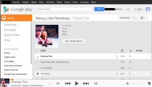Cheryl Cole - Messy Little Raindrops - My Library - Google Play