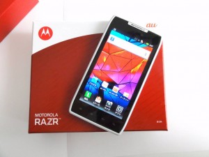 Motorola IS12M RAZR　パッケージ