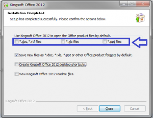 Kingsoft Office install 3