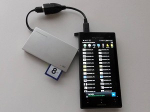 iBUFFALO  BSCR11U2BK with Android　by あずぺっく  (2)